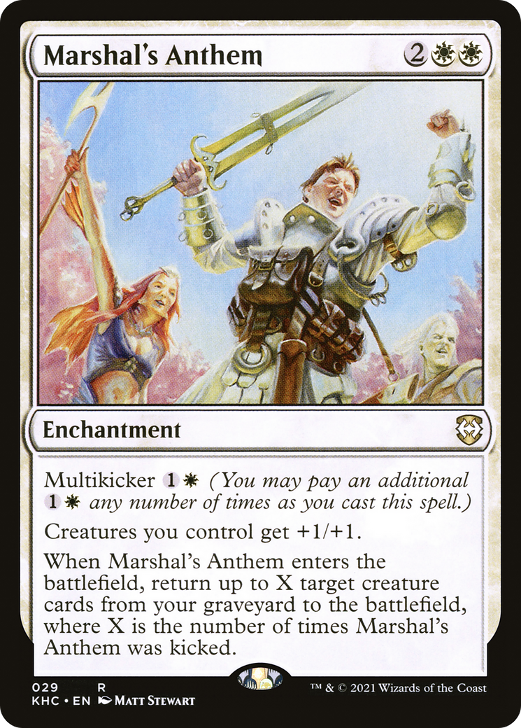 Marshal's Anthem (KHC-029)  - Kaldheim Commander