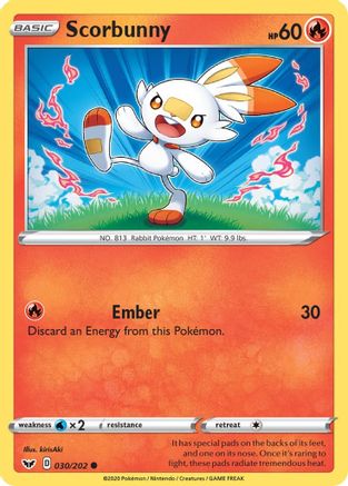 Scorbunny (030/202) [Sword & Shield: Base Set]