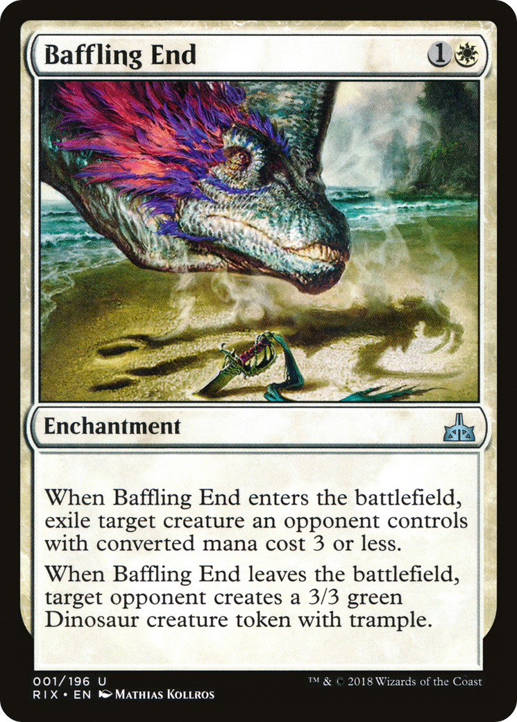 Baffling End (RIX-001)  - Rivals of Ixalan