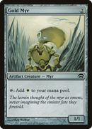 Gold Myr (HOP-114)  - Planechase