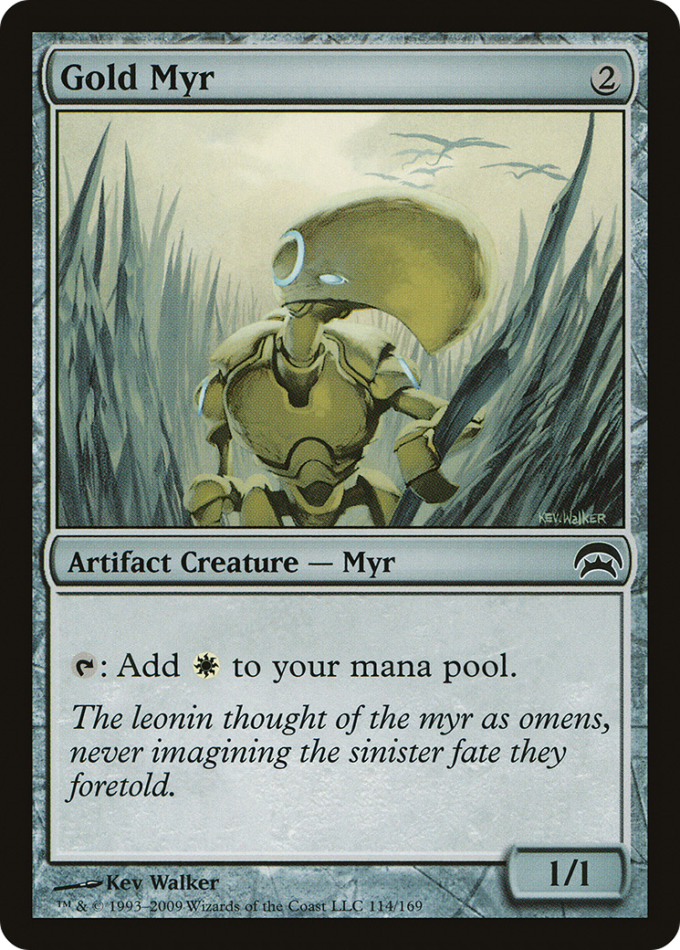 Gold Myr (HOP-114)  - Planechase