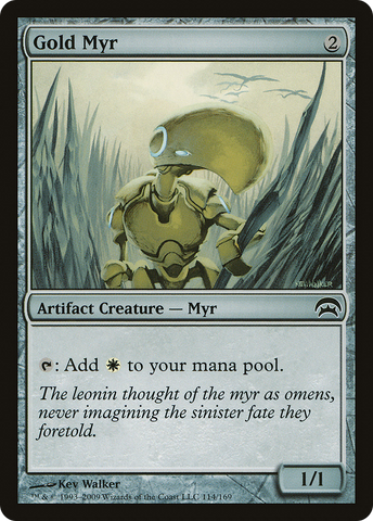 Gold Myr (HOP-114)  - Planechase