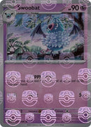 Swoobat (Master Ball Pattern) 037/086  - Holofoil SV White Flare - Uncommon