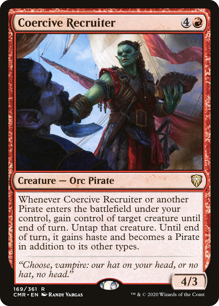 Coercive Recruiter (CMR-169)  - Commander Legends