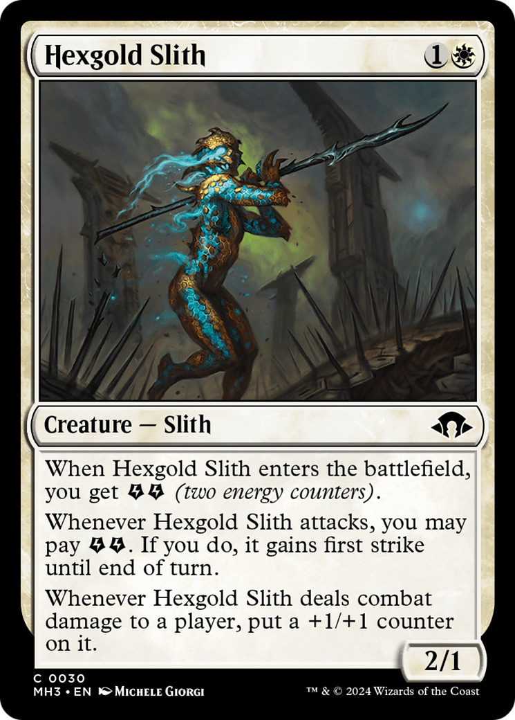 Hexgold Slith (MH3-030)  - Modern Horizons 3