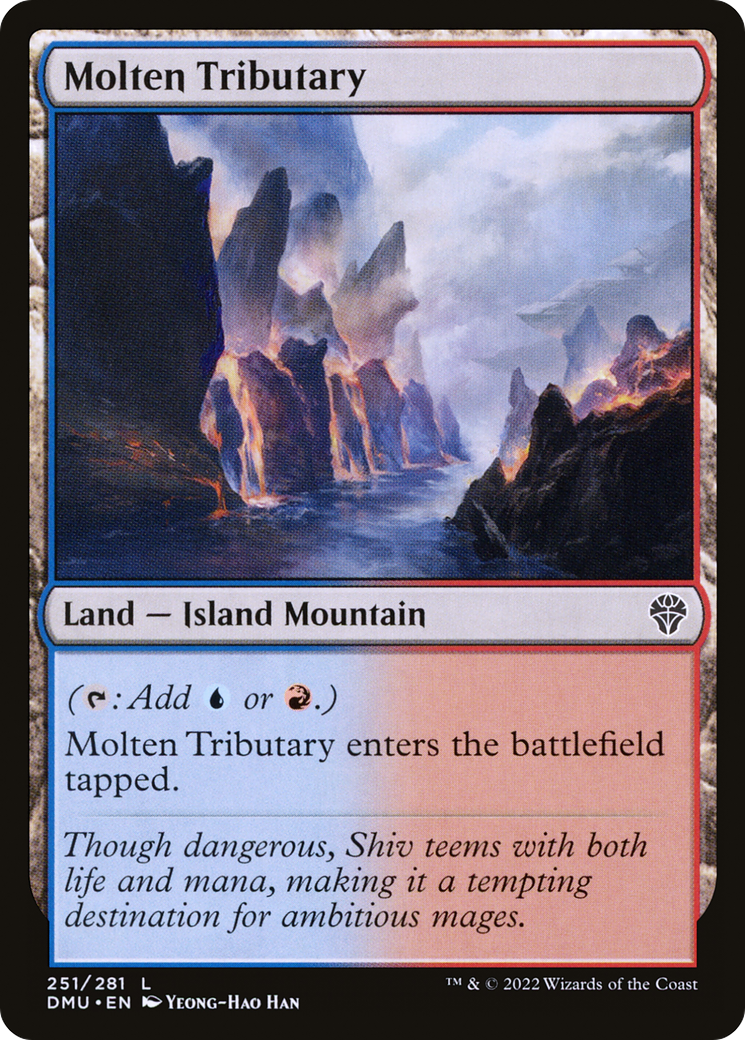 Molten Tributary (DMU-251)  Foil - Dominaria United