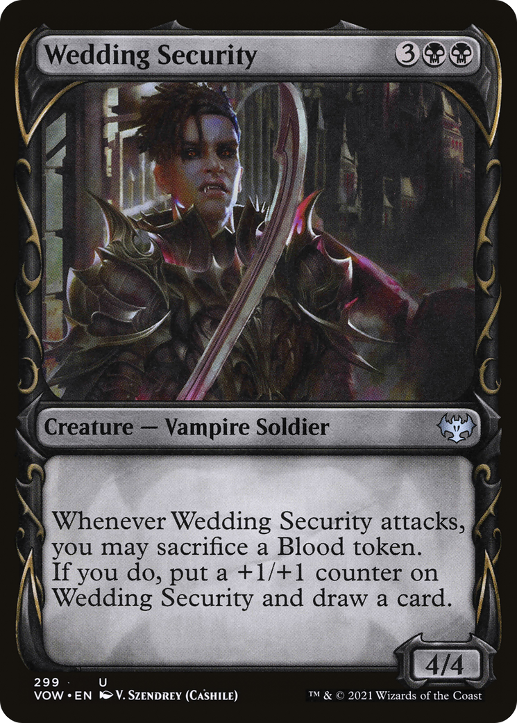 Wedding Security (Showcase) (VOW-299)  Foil - Innistrad: Crimson Vow: (Showcase)