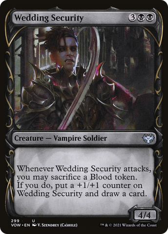 Wedding Security (Showcase) (VOW-299)  Foil - Innistrad: Crimson Vow: (Showcase)