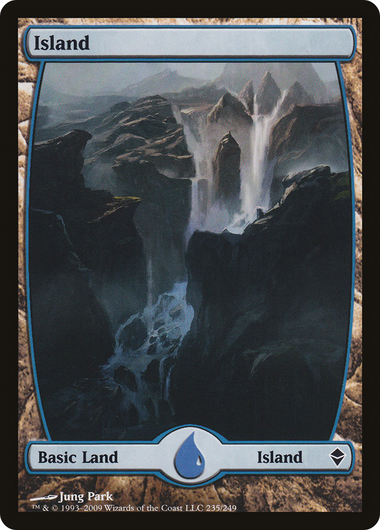Island (235) - Full Art (ZEN-235)  Foil - Zendikar