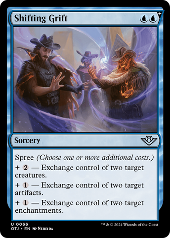 Shifting Grift (OTJ-066)  Foil - Outlaws of Thunder Junction: (spree)