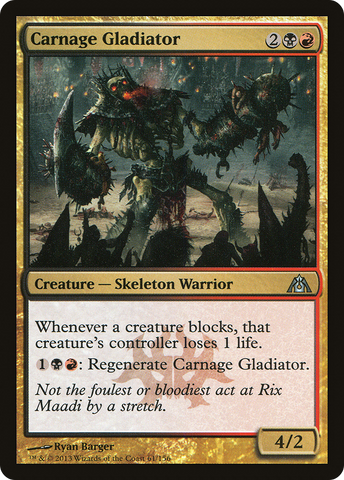 Carnage Gladiator (DGM-061)  - Dragon's Maze