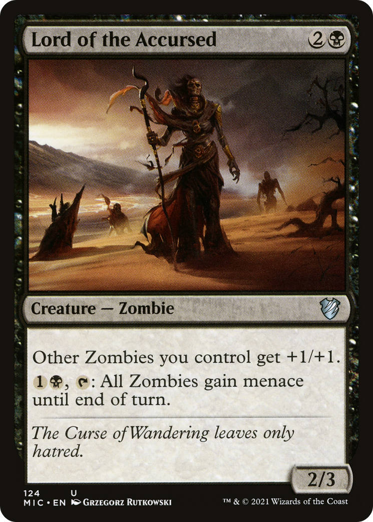 Lord of the Accursed (MIC-124)  - Midnight Hunt Commander
