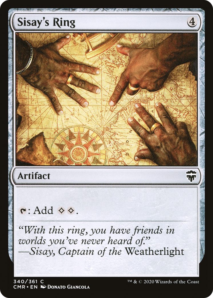 Sisay's Ring (CMR-340)  - Commander Legends