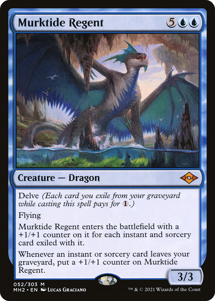 Murktide Regent (MH2-052)  Foil - Modern Horizons 2