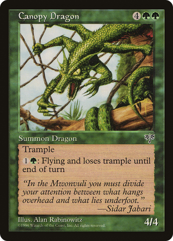 Canopy Dragon (MIR-)  - Mirage