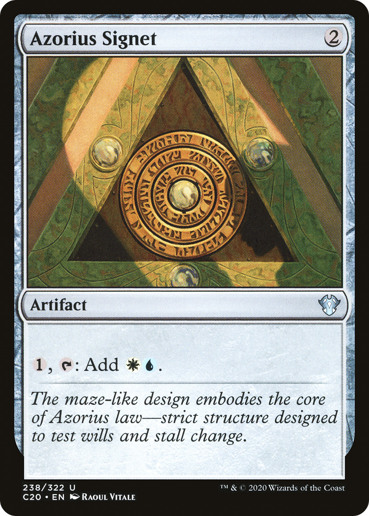 Azorius Signet (C20-238)  - Commander 2020