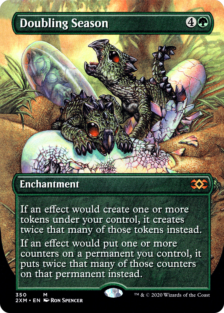 Doubling Season (Borderless) (2XM-350)  - Double Masters