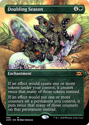 Doubling Season (Borderless) (2XM-350)  - Double Masters