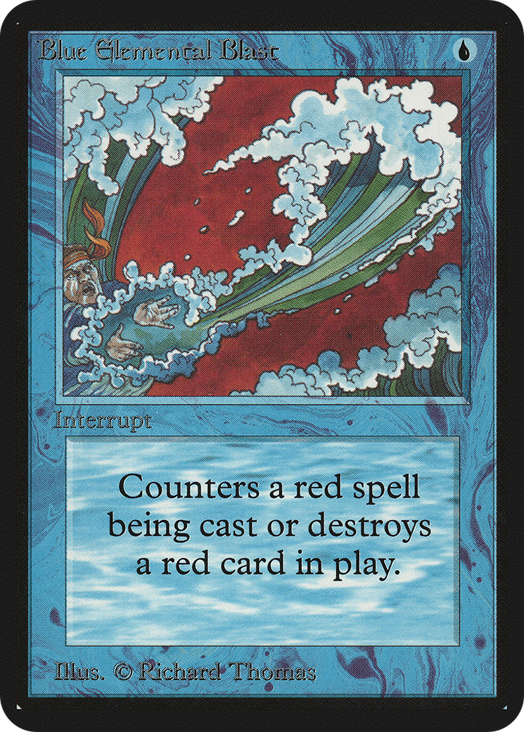 Blue Elemental Blast (LEA-)  - Limited Edition Alpha