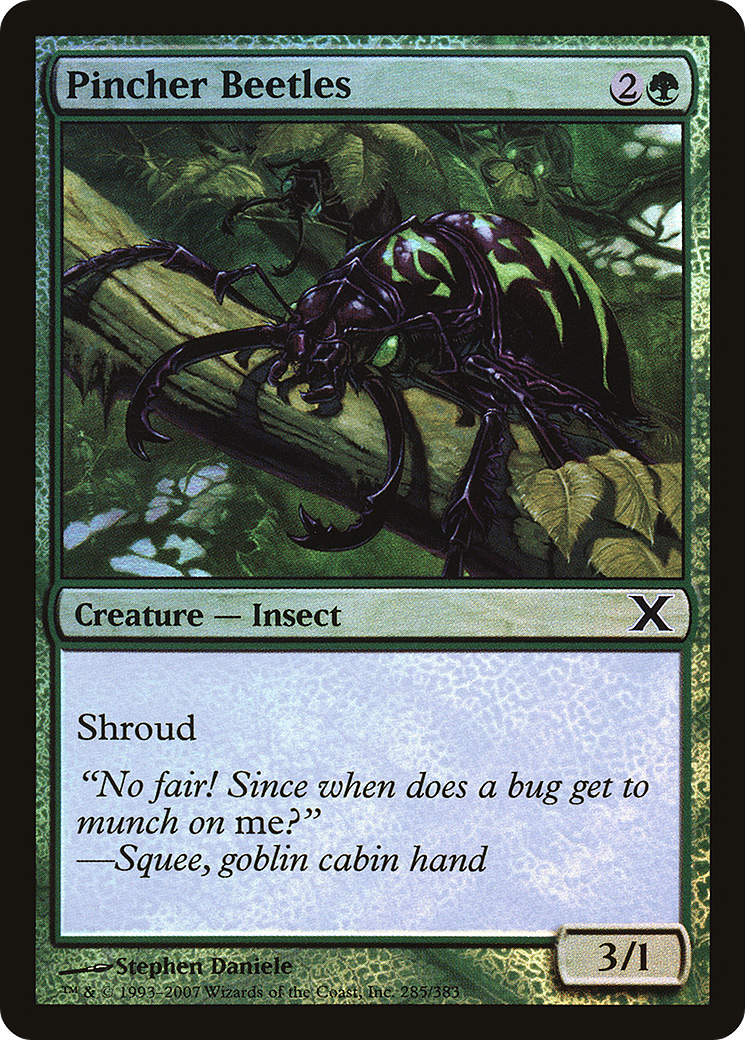 Pincher Beetles (10E-285★)  Foil - Tenth Edition