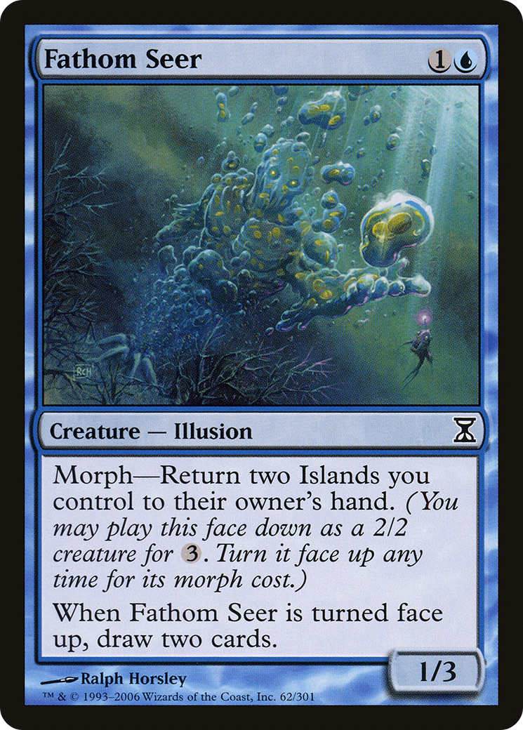 Fathom Seer (TSP-062)  Foil - Time Spiral