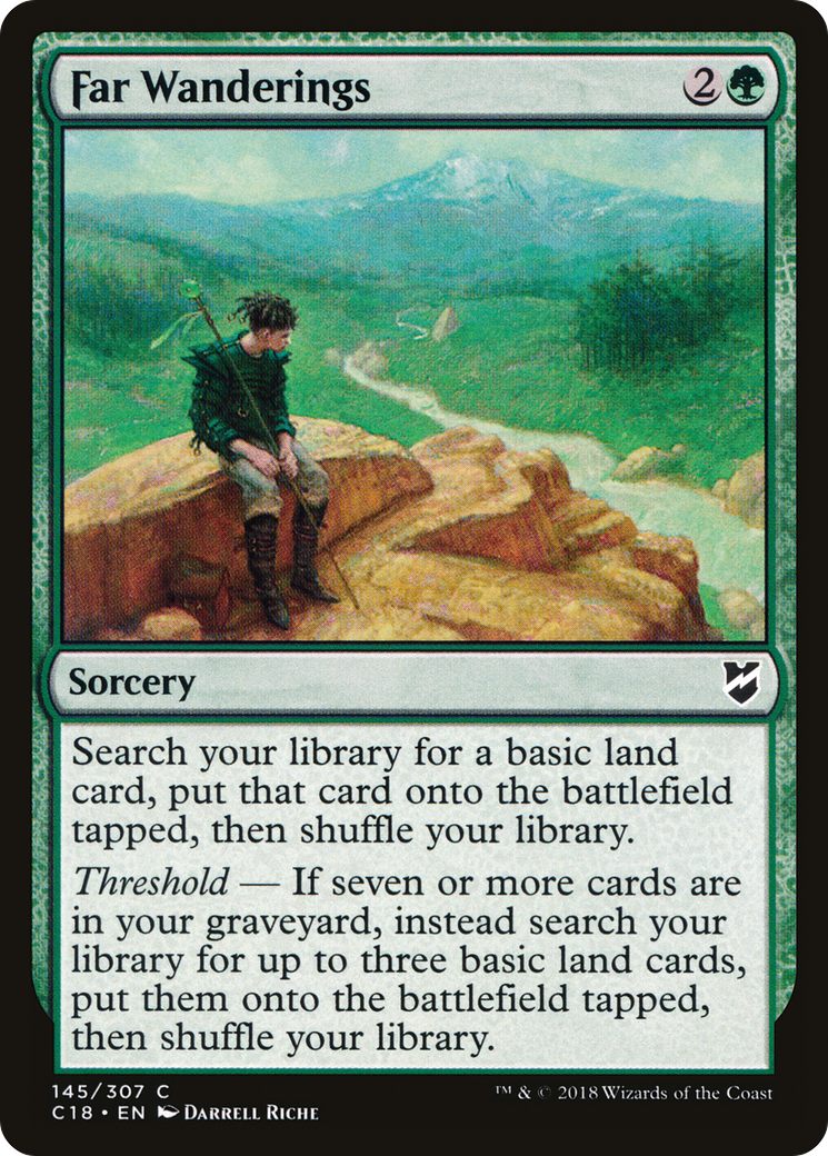 Far Wanderings (C18-145)  - Commander 2018