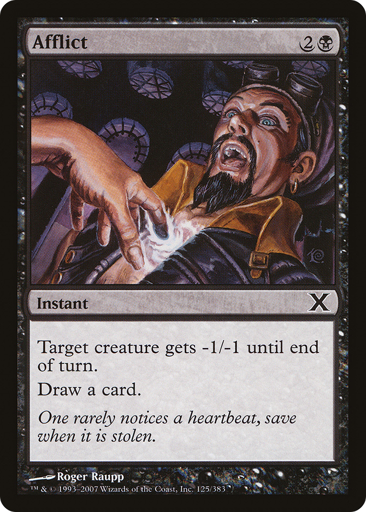 Afflict (10E-125)  Foil - Tenth Edition