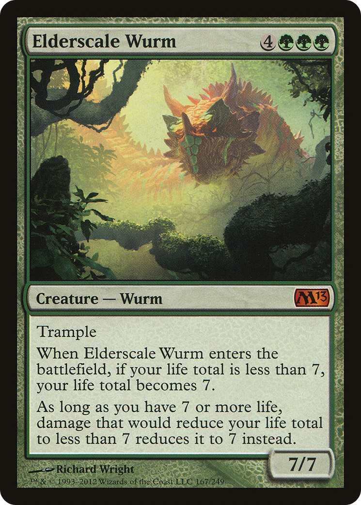 Elderscale Wurm (M13-167)  Foil - Magic 2013
