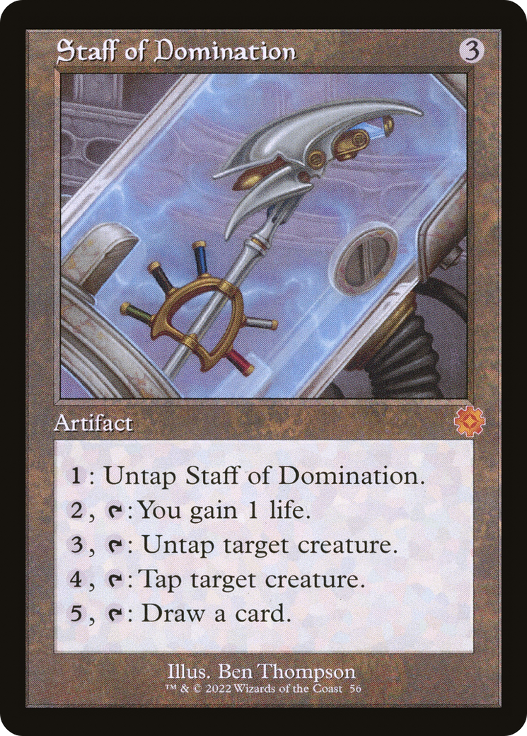 Staff of Domination (BRR-056)  Foil - The Brothers' War Retro Artifacts