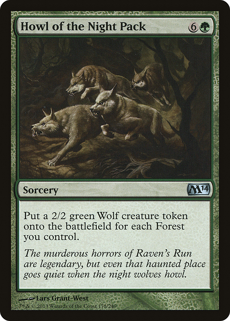 Howl of the Night Pack (M14-178)  Foil - Magic 2014