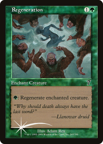 Regeneration (7ED-265★) - Seventh Edition Foil