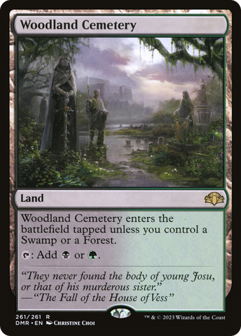 Woodland Cemetery (DMR-261)  Foil - Dominaria Remastered