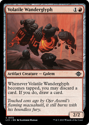 Volatile Wanderglyph (LCI-172)  - The Lost Caverns of Ixalan