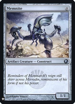 Memnite (LIST-174)  - The List Reprints