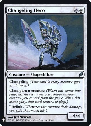 Changeling Hero (LIST-009)  - The List Reprints