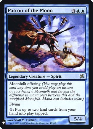 Patron of the Moon (LIST-045)  Foil - The List Reprints