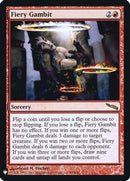 Fiery Gambit (LIST-090)  Foil - The List Reprints