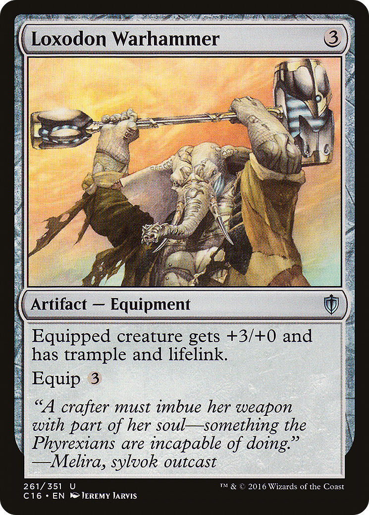 Loxodon Warhammer (C16-261)  - Commander 2016