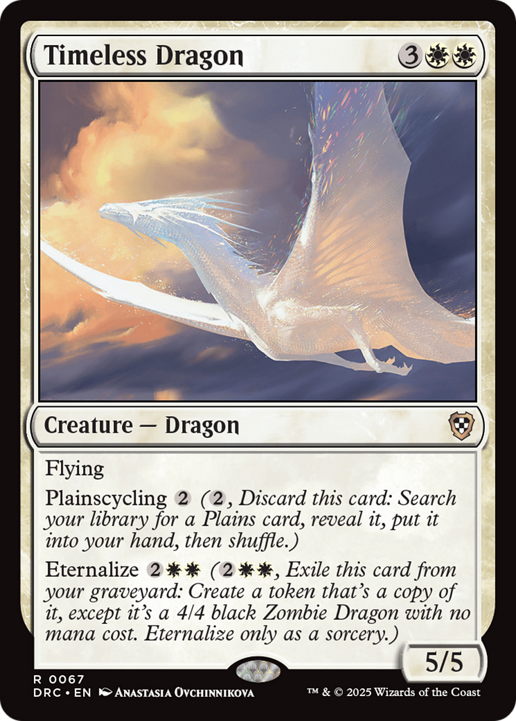 Timeless Dragon (DRC-067) - Commander: Aetherdrift