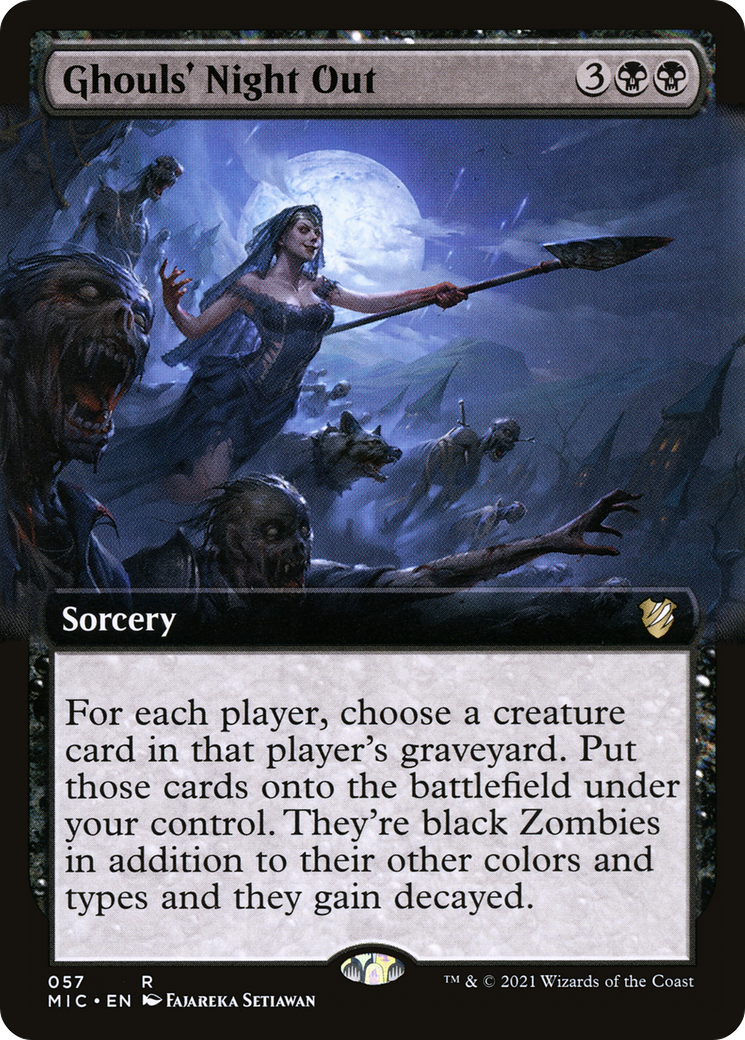 Ghouls' Night Out (Extended Art) (MIC-057)  - Midnight Hunt Commander: (Extended Art)