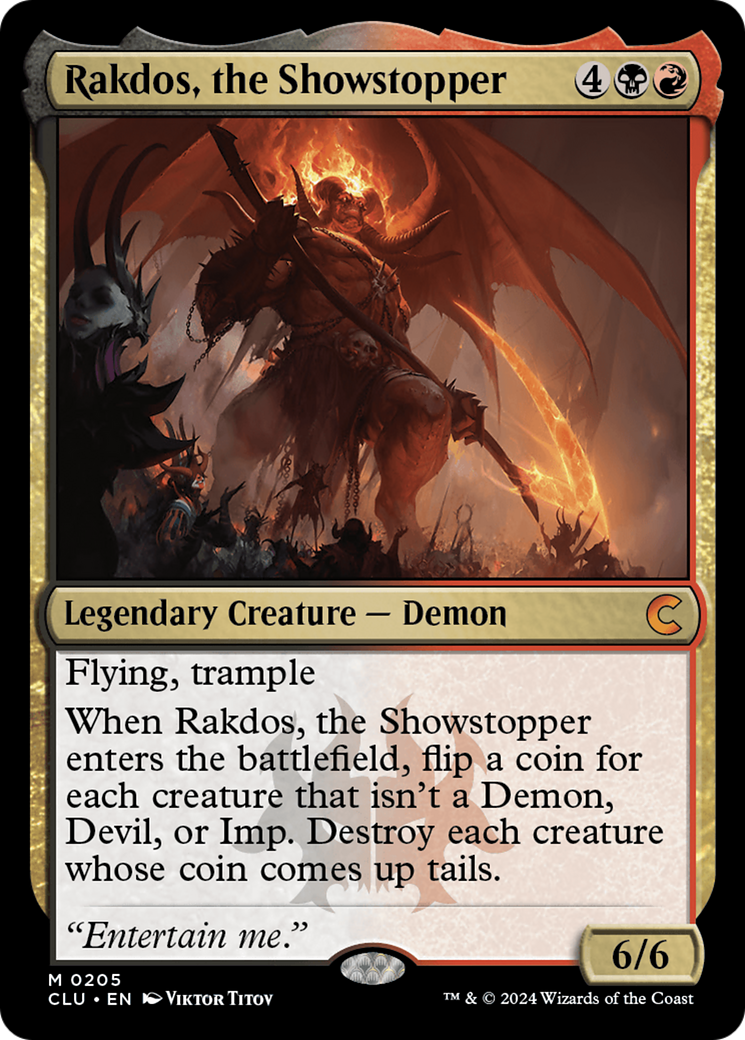 Rakdos, the Showstopper (CLU-205)  - Ravnica: Clue Edition