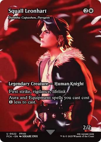 Squall Leonhart - Danitha Capashen, Paragon (FCA-022) - FINAL FANTASY: Through the Ages (Borderless) Foil