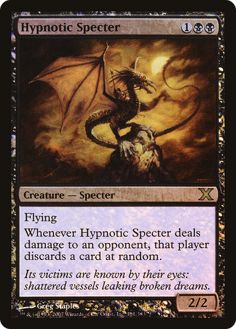 Hypnotic Specter (10E-151★)  Foil - Tenth Edition