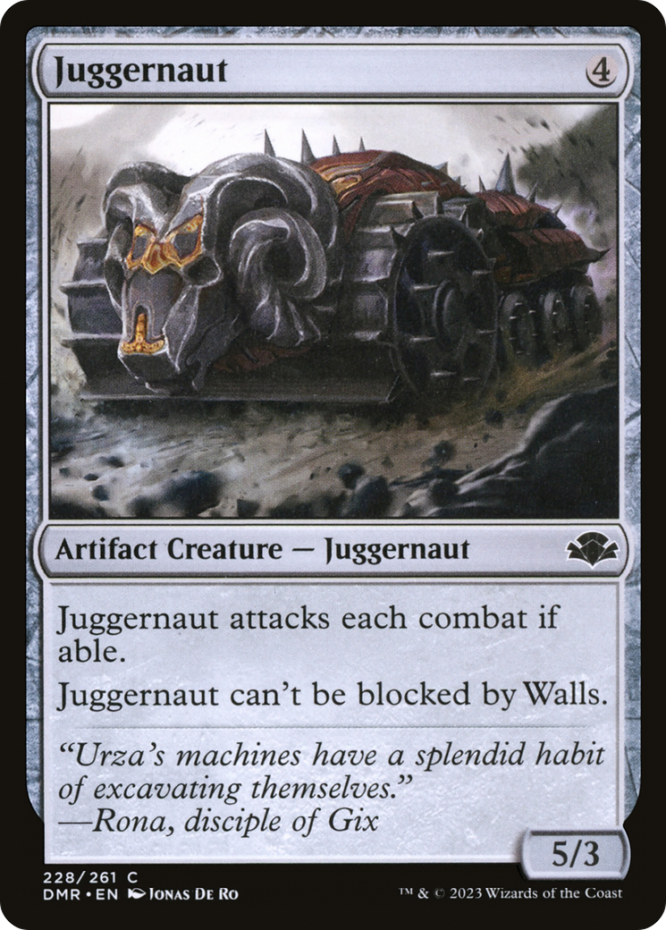 Juggernaut (DMR-228)  Foil - Dominaria Remastered