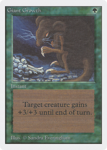 Giant Growth (2ED-)  - Unlimited Edition