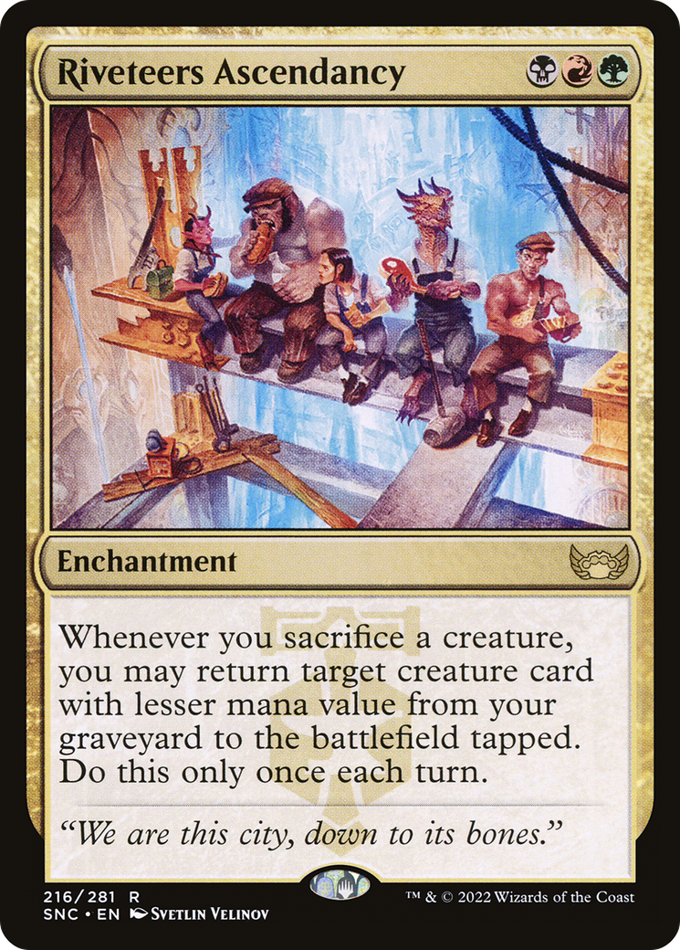 Riveteers Ascendancy (SNC-216)  Foil - Streets of New Capenna