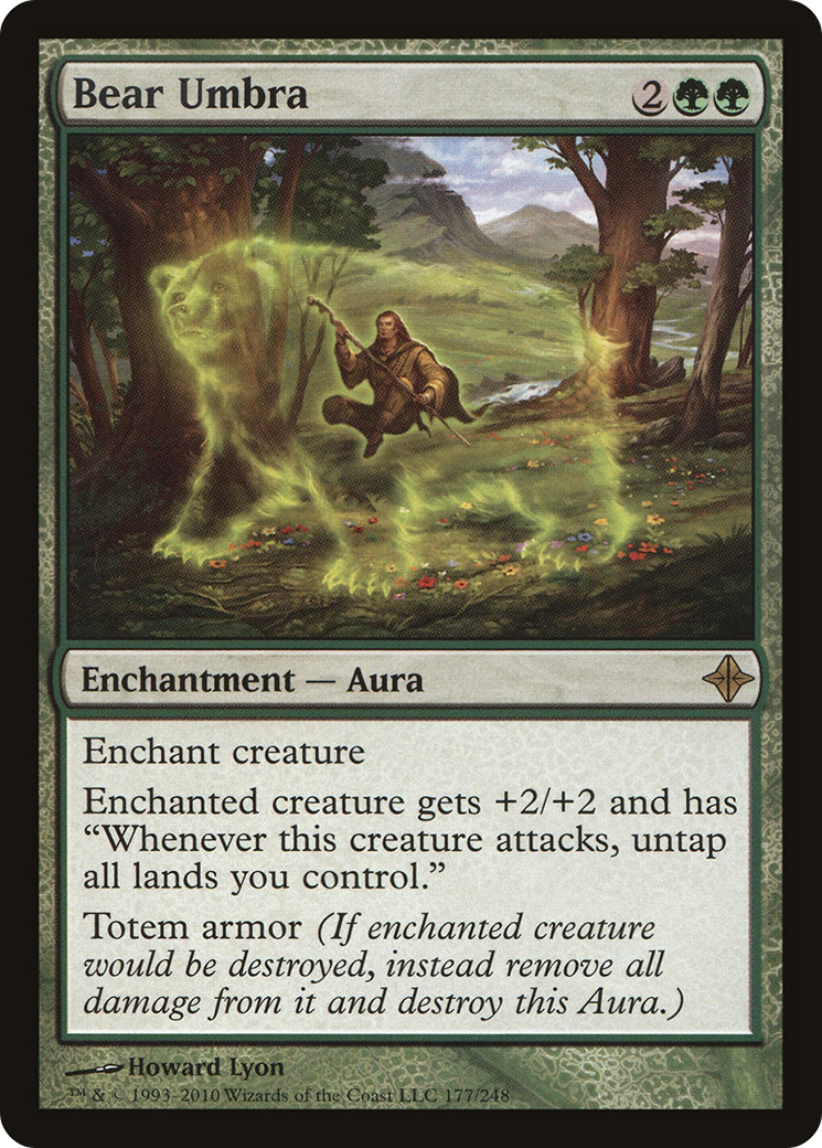 Bear Umbra (ROE-177)  Foil - Rise of the Eldrazi