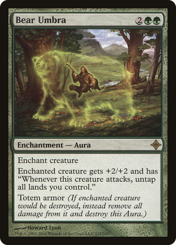 Bear Umbra (ROE-177)  Foil - Rise of the Eldrazi