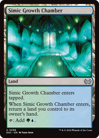 Simic Growth Chamber (DSC-298)  - Duskmourn: House of Horror Commander