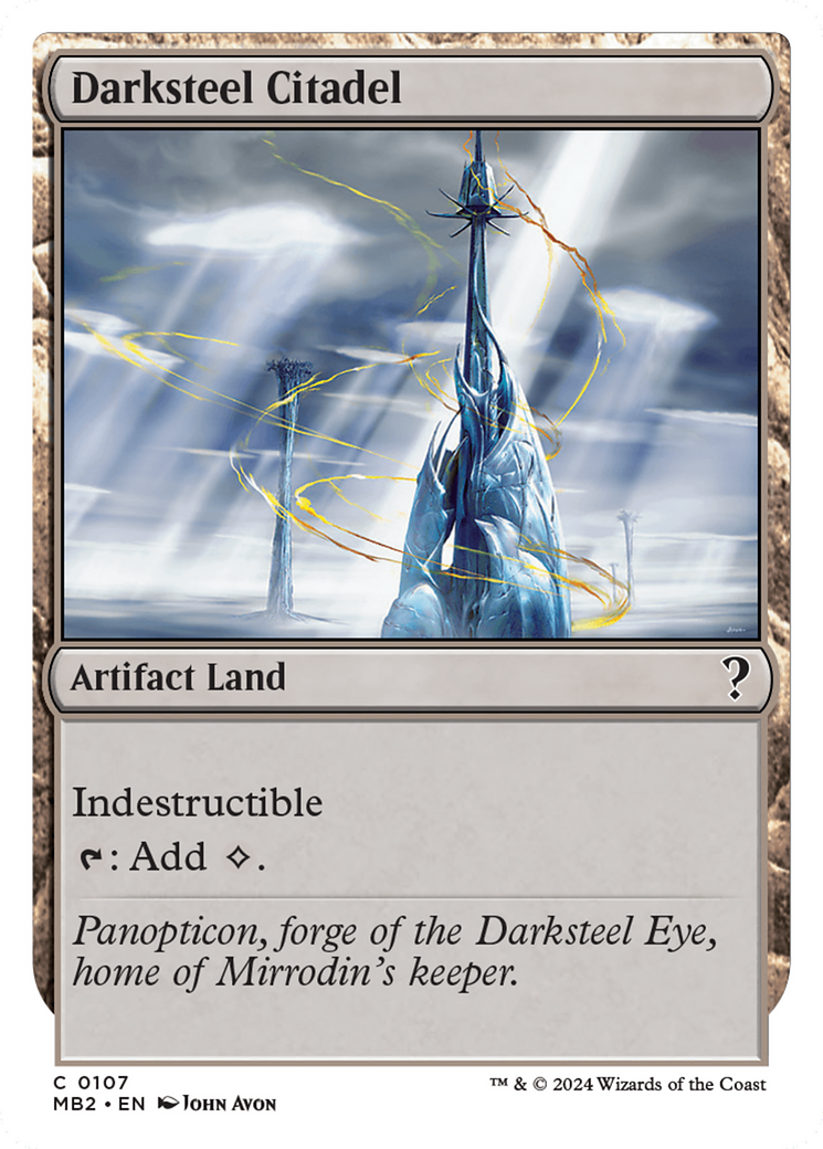 Darksteel Citadel (White Border) (MB2-107)  - Mystery Booster 2